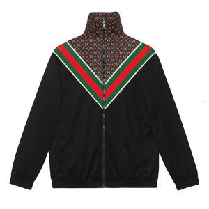 HOST PICK 🥳Gucci GG Star Print Track Jacket in Black